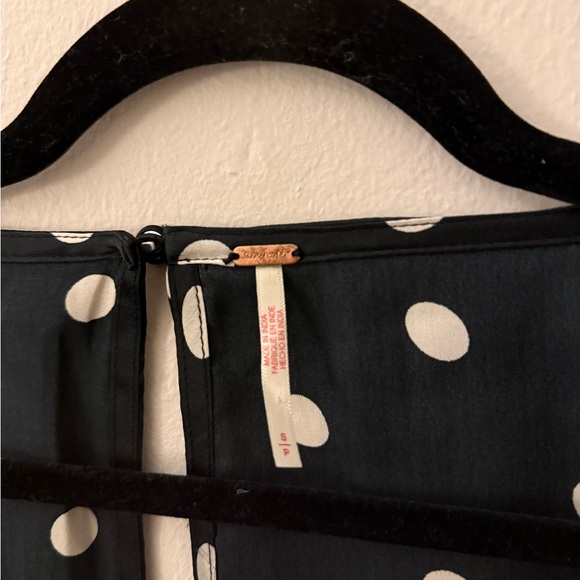 SOLD - Free People Butterfly Babe Midi Dress Black and White Comb - Picture 6 of 6